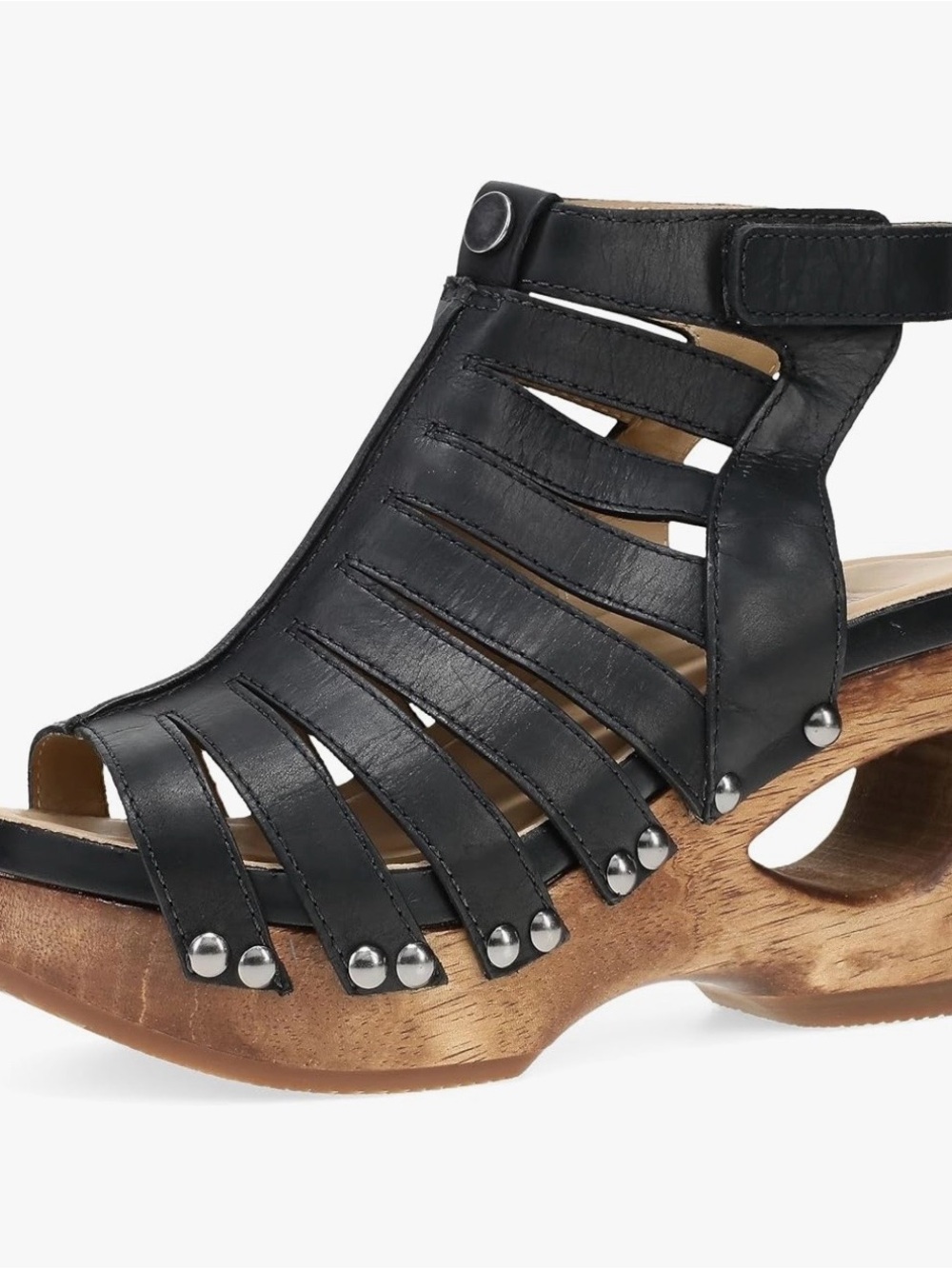 Dansko Adie Leather Strappy Clog Sandals